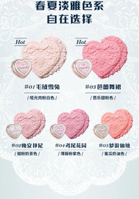 Matte Finish Rose Garden Blush Powder for Natural Cheek Contouring