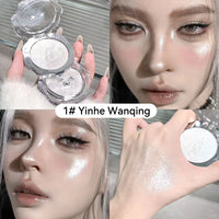 3D Shimmer Highlighter Powder for Radiant Glow