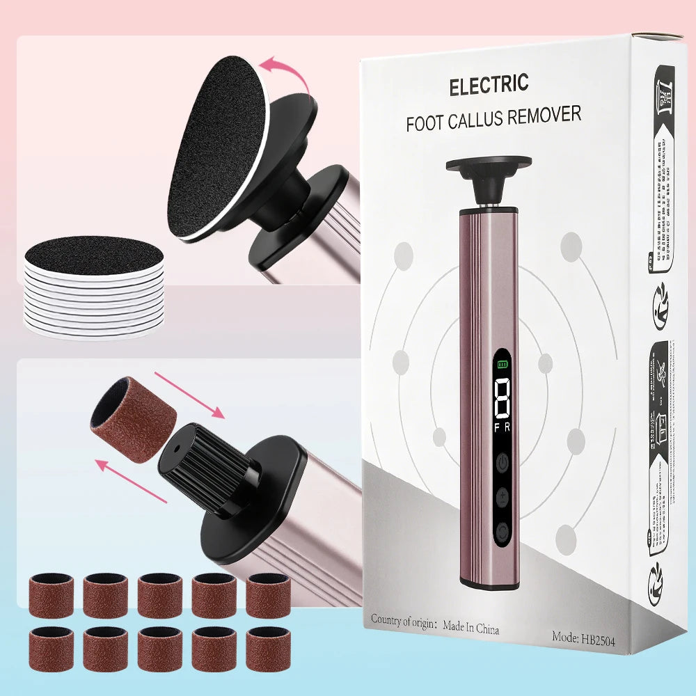 Electric Foot Callus Remover for Smooth & Soft Heels - 30