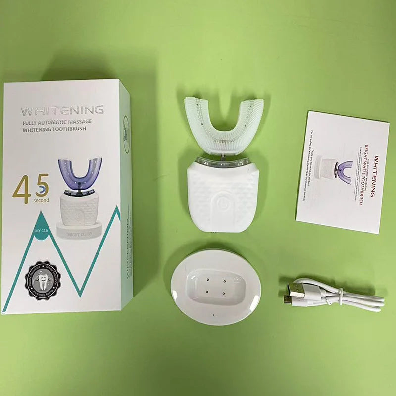360-Degree Automatic U-Shape Ultrasonic Whitening Toothbrush - 17