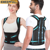 Adjustable Back Brace and Posture Corrector for Pain Relief