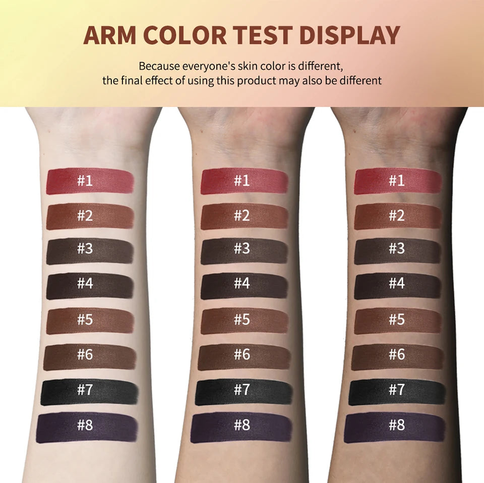 8-Color Cream Highlighter and Contour Palette for Radiant Makeup - 8