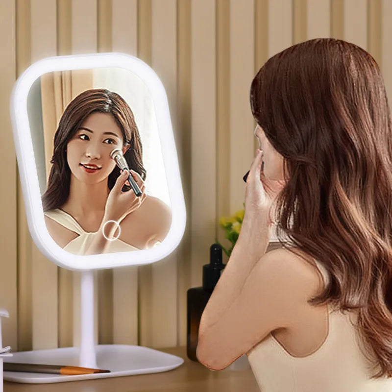 LED Vanity Mirror with 3-Color Adjustable Lighting - 6