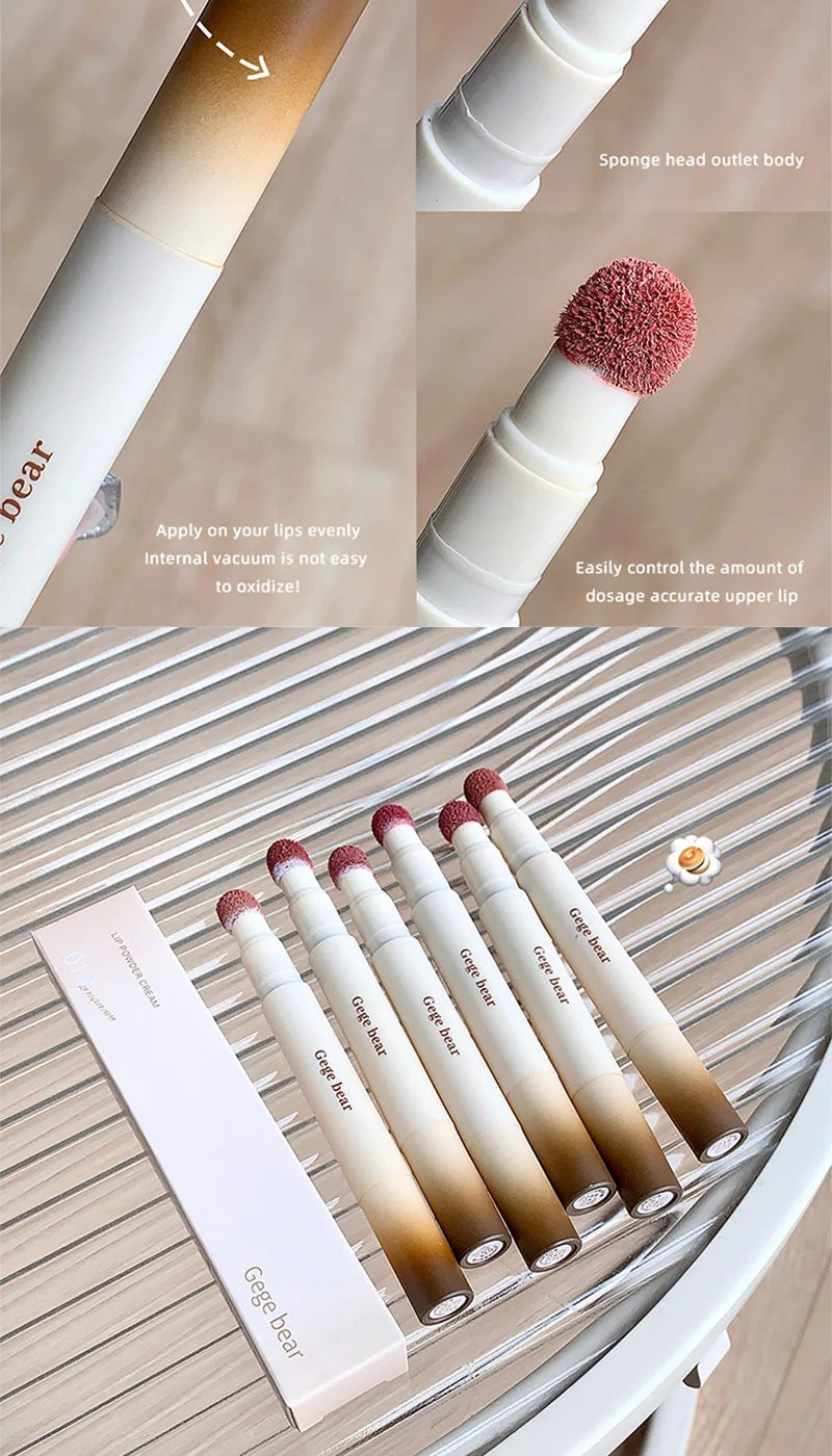Velvet Matte Lip Powder Cream for Soft Long-Lasting Finish - 10