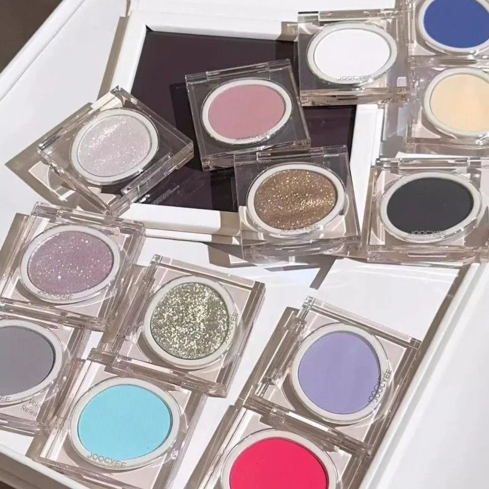 Single Color Matte and Glitter Highlighter Blush Palette - 1