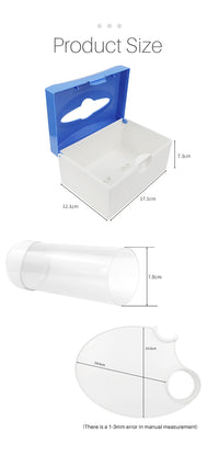 Dental Chair Mountable Organizer Tray and Tissue Holder