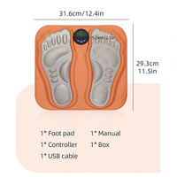 Electric EMS Foot Massage Pad for Circulation and Pain Relief