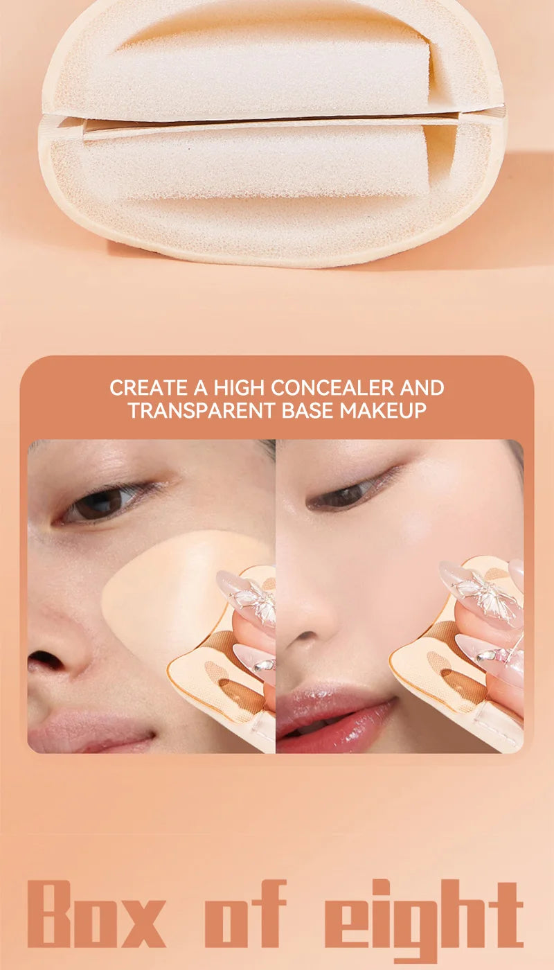 Cute Bear Makeup Powder Puff Set for Flawless Application - 10
