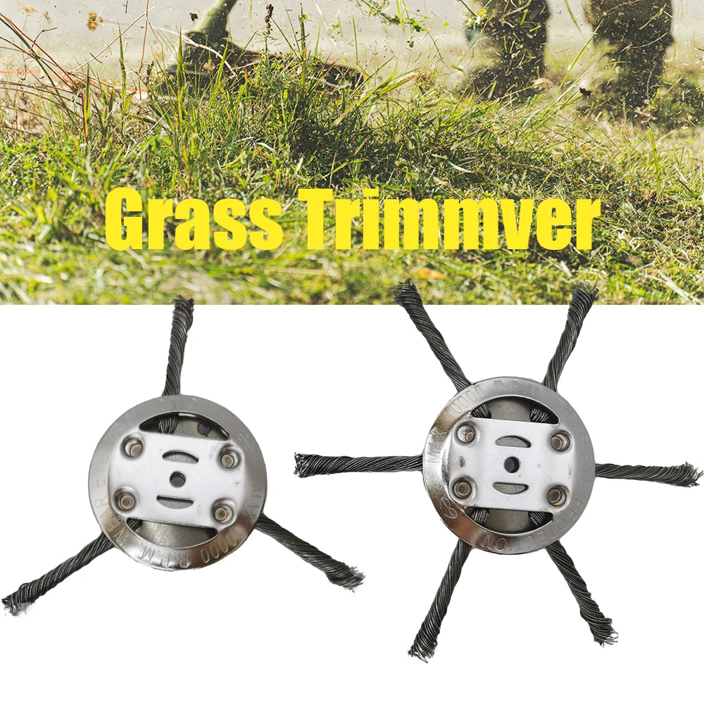 Steel Wire Weed Trimmer Head for Garden Maintenance - 7