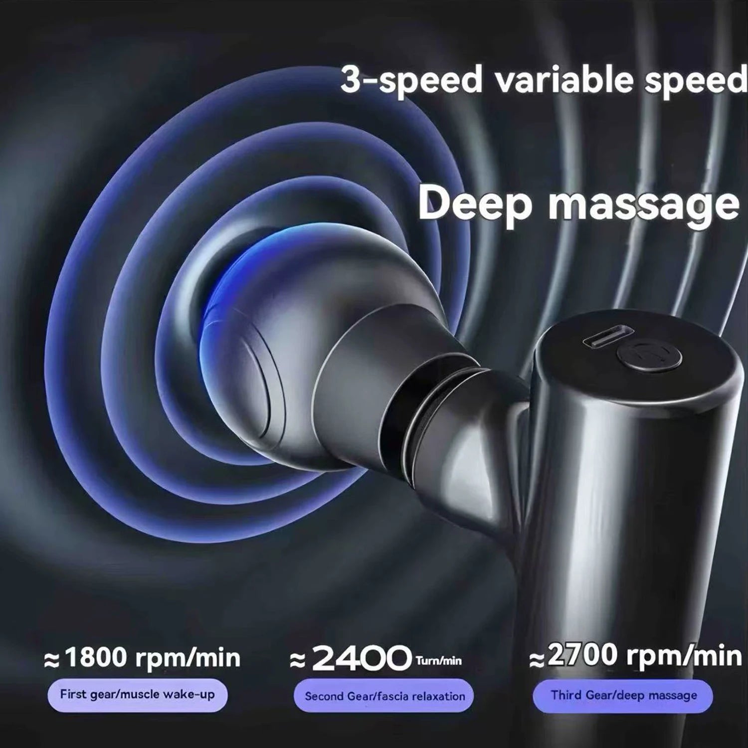 Portable Deep Tissue Mini Muscle Massage Gun - 6