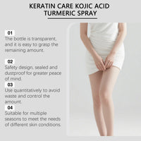 Turmeric Kojic Acid Exfoliating Body Brightening Spray