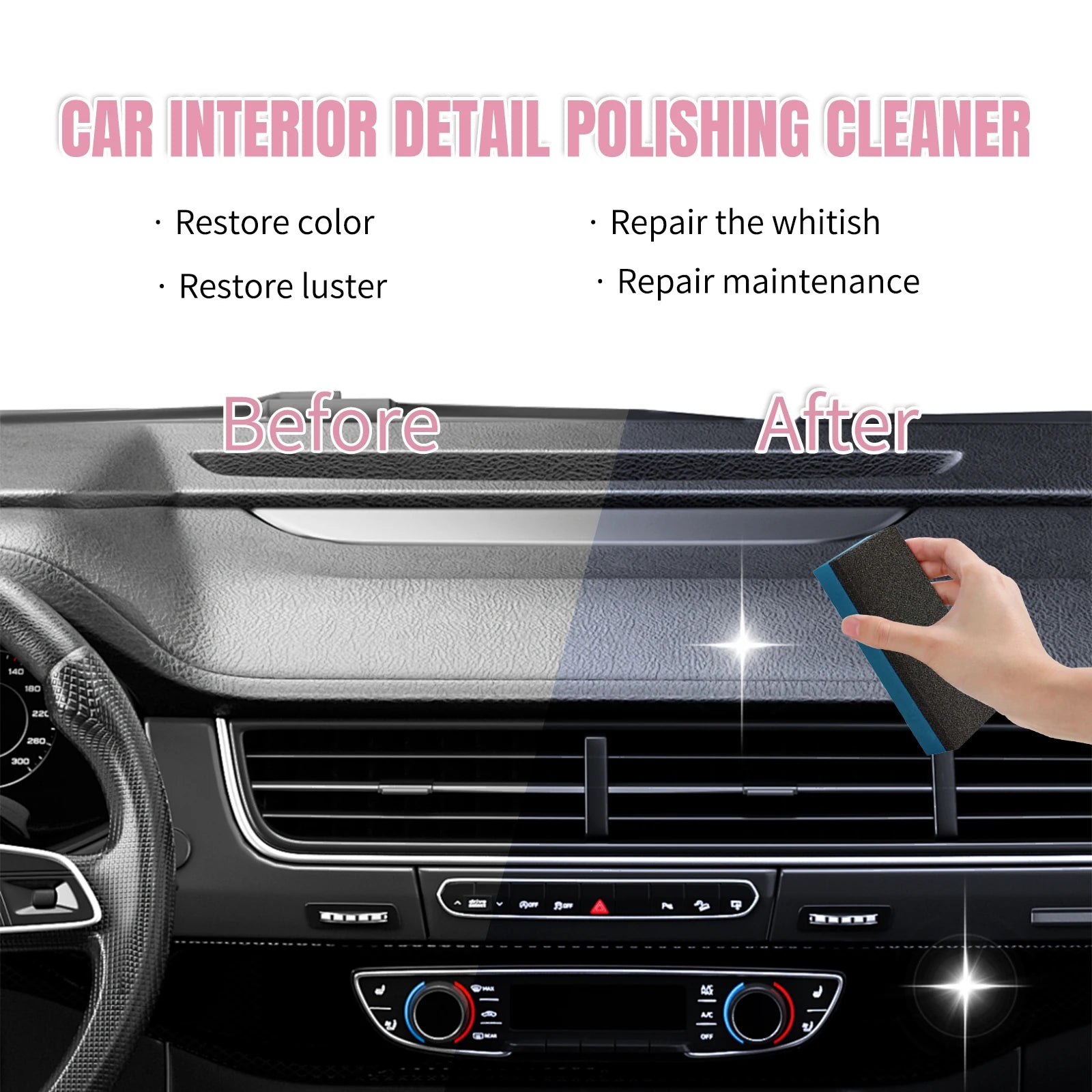 All-in-One Car Interior Restorer and Polishing Cleaner - 3