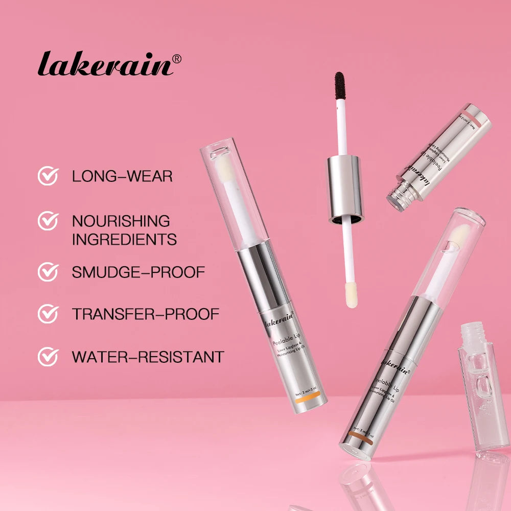 2-in-1 Waterproof Peel-Off Lip Stain and Hydrating Oil - 6