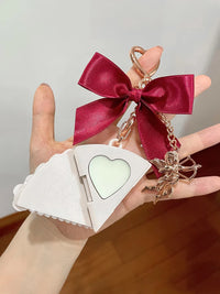 Portable Strawberry Cake Solid Perfume Pendant