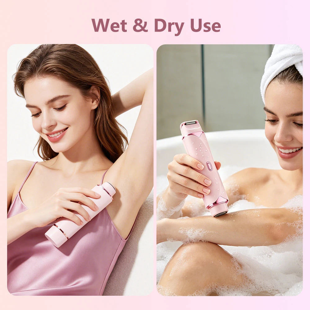 2-in-1 Painless Electric Bikini Trimmer & Body Shaver - 6
