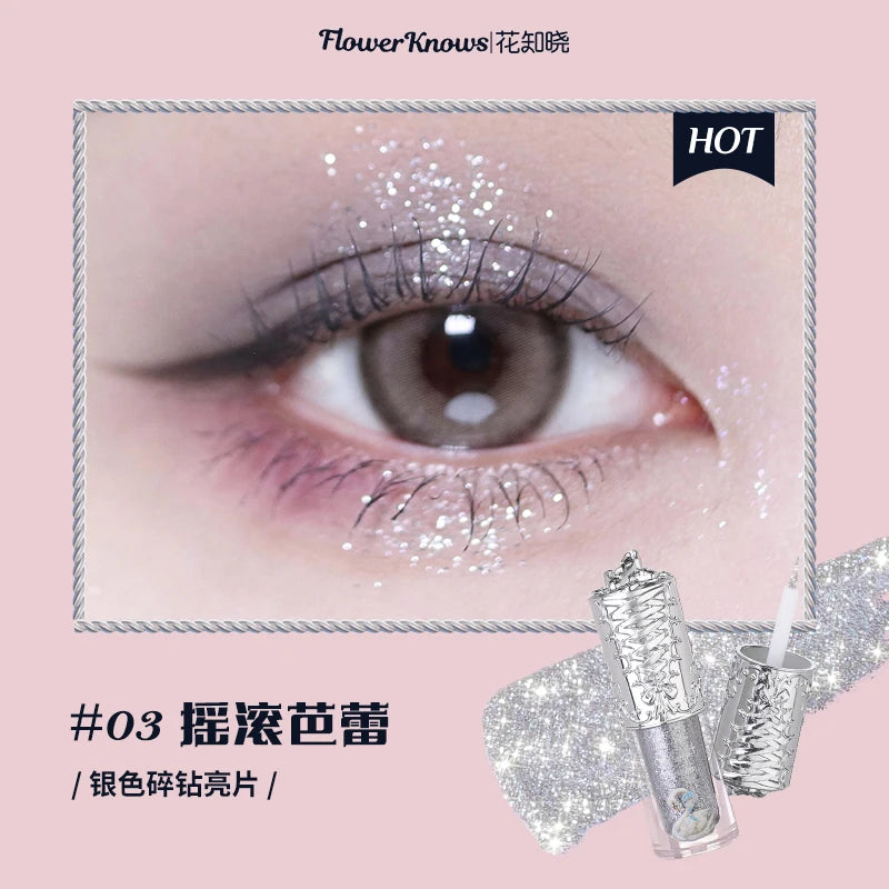 Long-Lasting Liquid Glitter Eyeshadow for Shimmering Eye Makeup - 33
