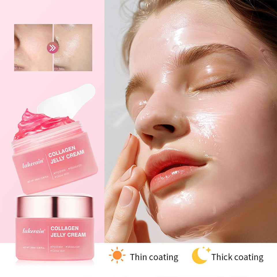 Collagen Jelly Face Cream for Skin Firming and Hydration - 9