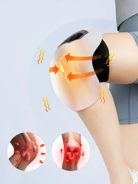 Wireless Heated Knee Massager with Vibration Therapy