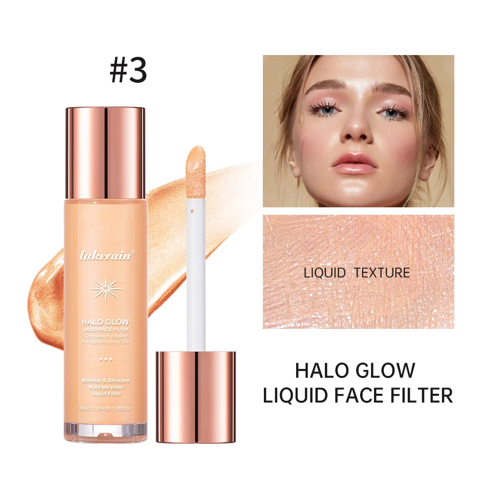 Liquid Glow Face Filter Makeup Primer & Highlighter - 21