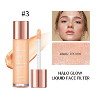 Liquid Glow Face Filter Makeup Primer & Highlighter