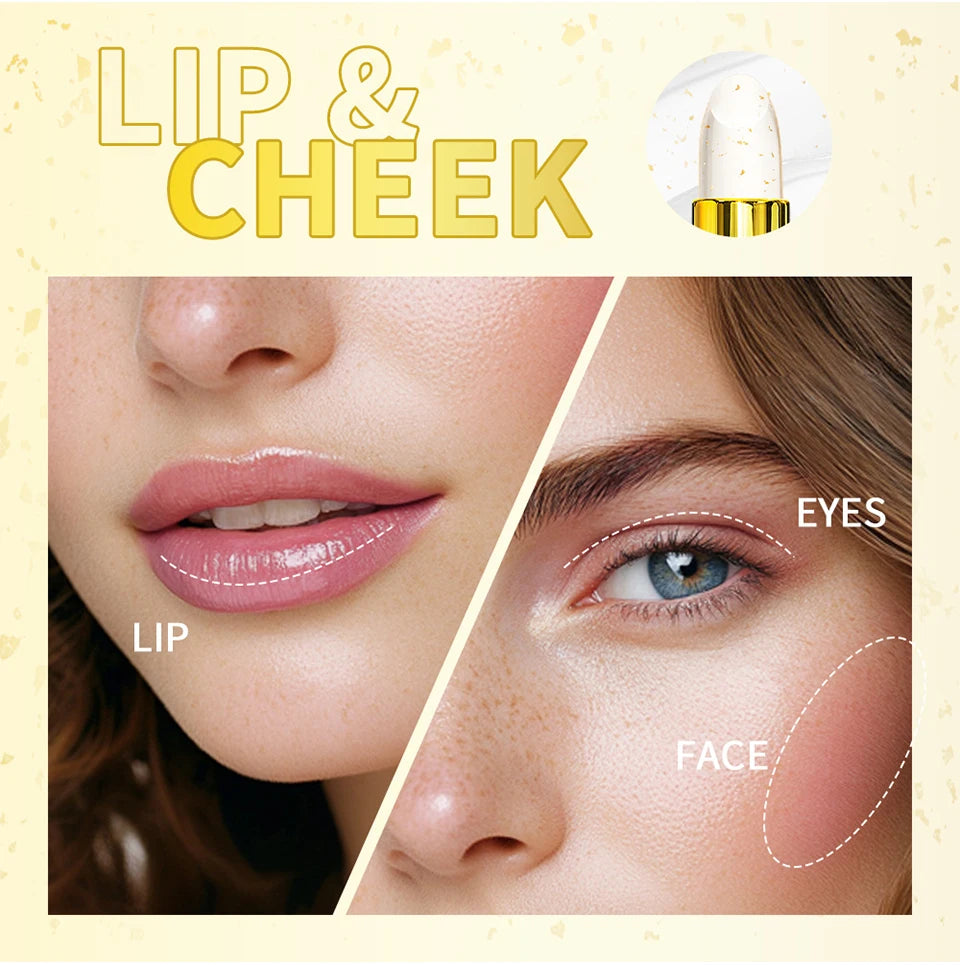 24K Gold Color Changing Moisturizing Lip Balm - 13