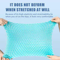 Breathable Honeycomb Gel Seat Cushion for Pain Relief