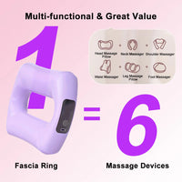 Electric Vibration Fascia Massage Ring for Full Body Muscle Relief