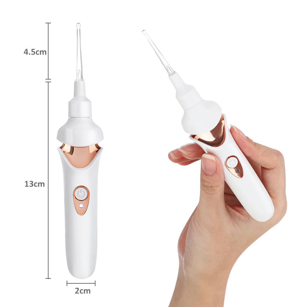 Electric LED Ear Wax Removal Vacuum Cleaner - 31