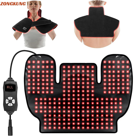 Red Light Therapy Shoulder and Neck Pain Relief Wrap