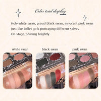 6-Color Swan Ballet Eyeshadow Palette