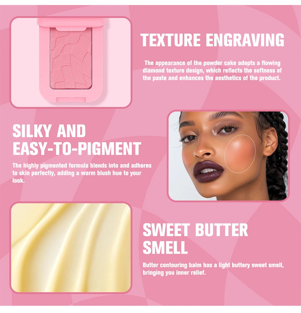 Silky Butter Bronzer for Sculpted Face Contouring - 21