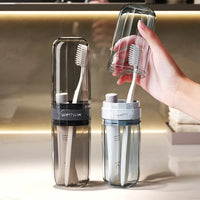 Portable Toothbrush and Toothpaste Travel Case
