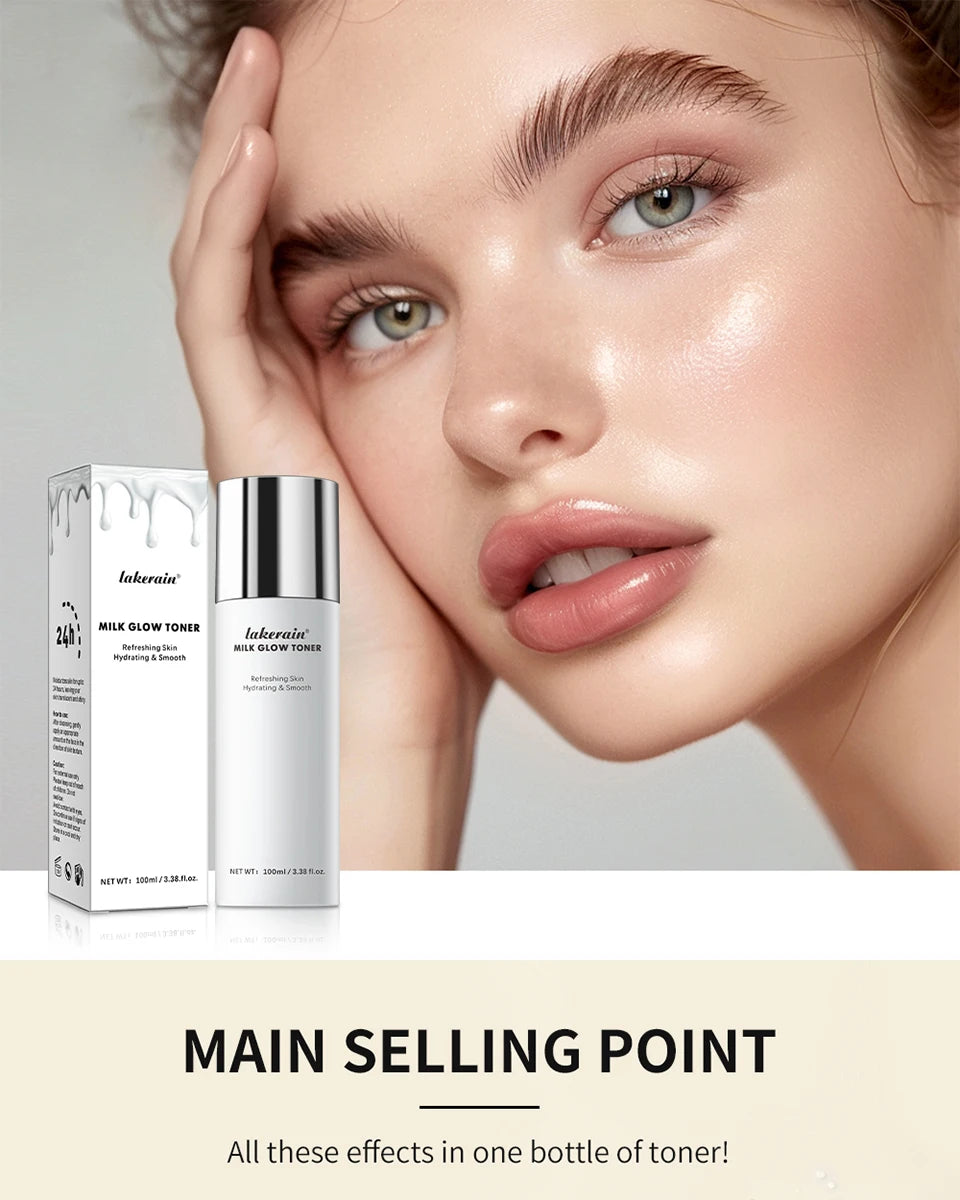 Hydrating Milk Glow Face Toner for Radiant Skin - 8