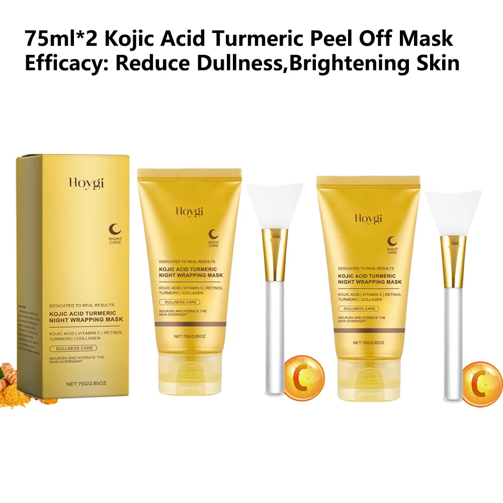 Collagen & Turmeric Radiance Peel-Off Facial Mask Set - 23