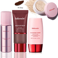 4-Piece Long-Lasting Waterproof Makeup Base and Setting Set