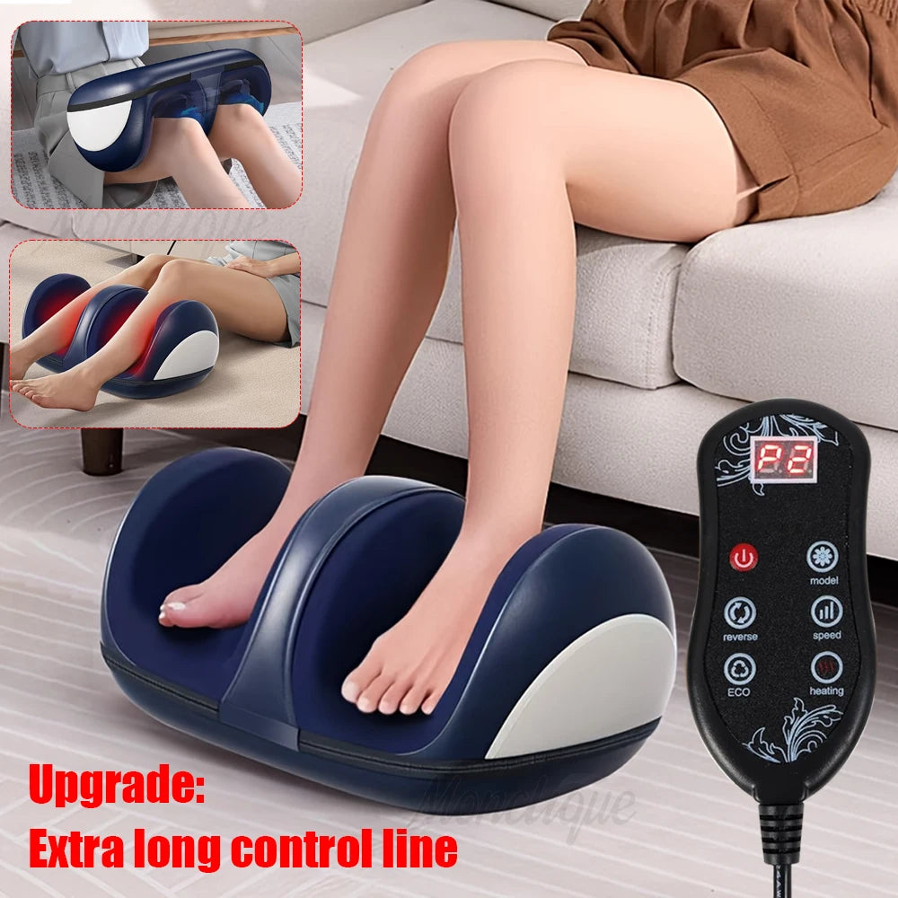 Electric Heated Foot and Calf Massager for Muscle Pain Relief - 1