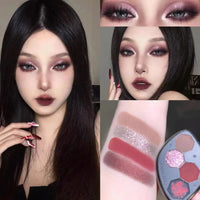 4-Color Chameleon Shimmer Eyeshadow Palette