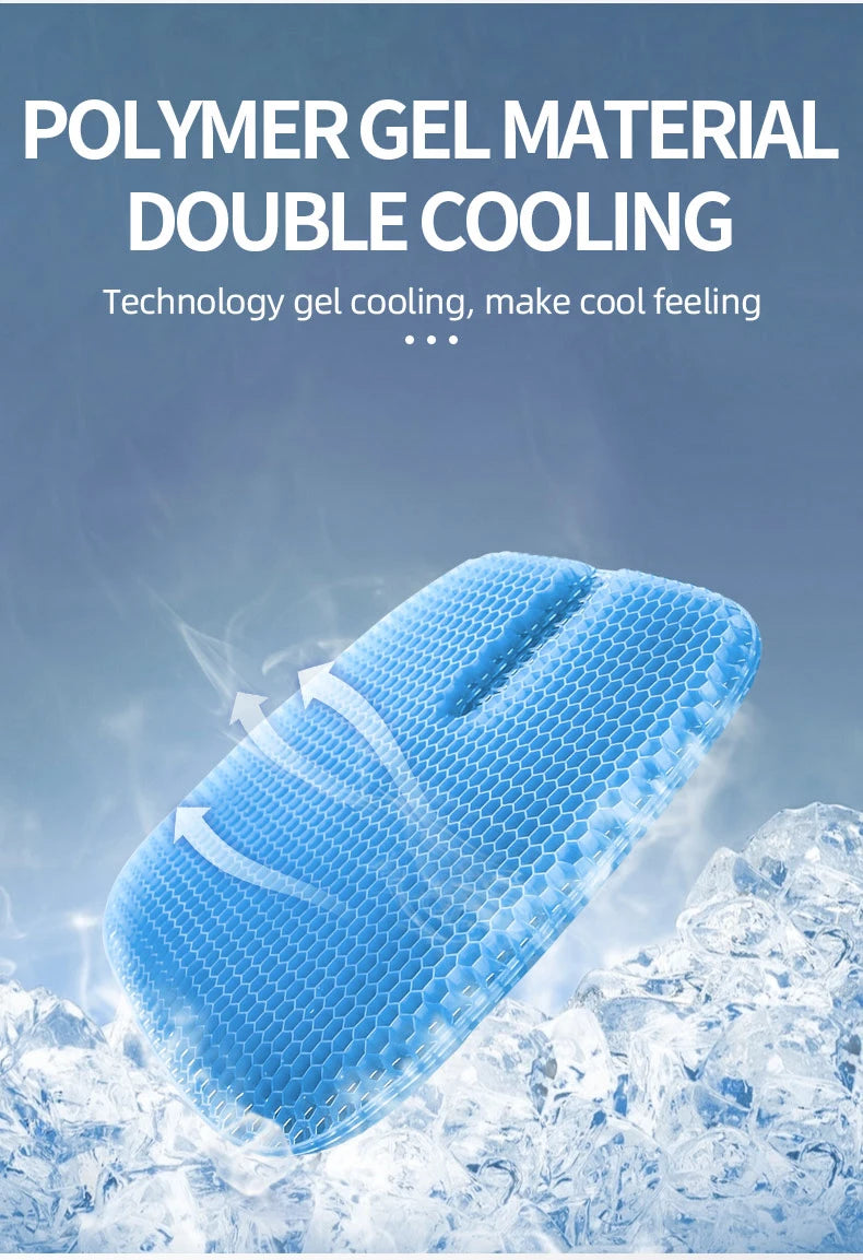 Honeycomb Gel Orthopedic Seat Cushion for Pressure Relief - 8