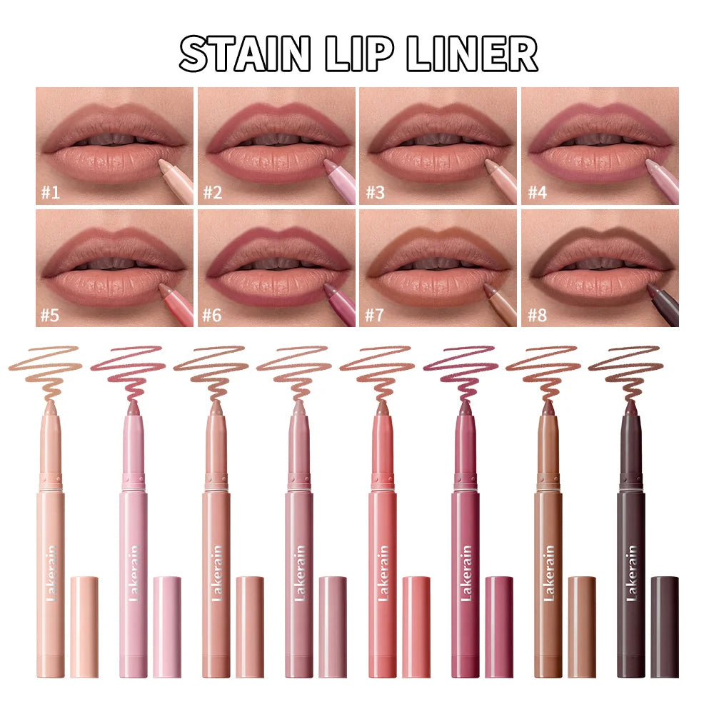 Waterproof Matte Lip Liner Pencil for Long-Lasting Contouring - 1