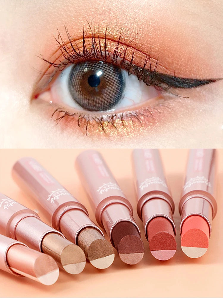 Waterproof Dual-Color Gradient Eyeshadow Stick - 2