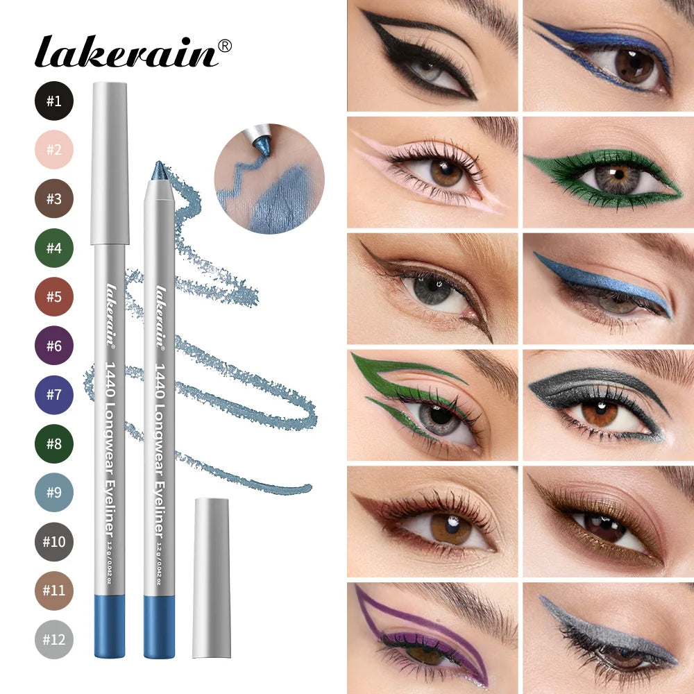 Long-Lasting Waterproof Eyeliner Pencil - 2