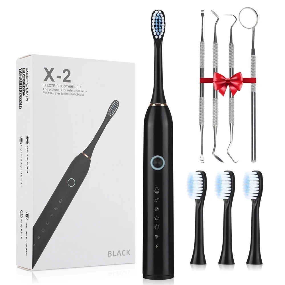 Sonic Rechargeable Electric Toothbrush for Deep Cleaning - 24