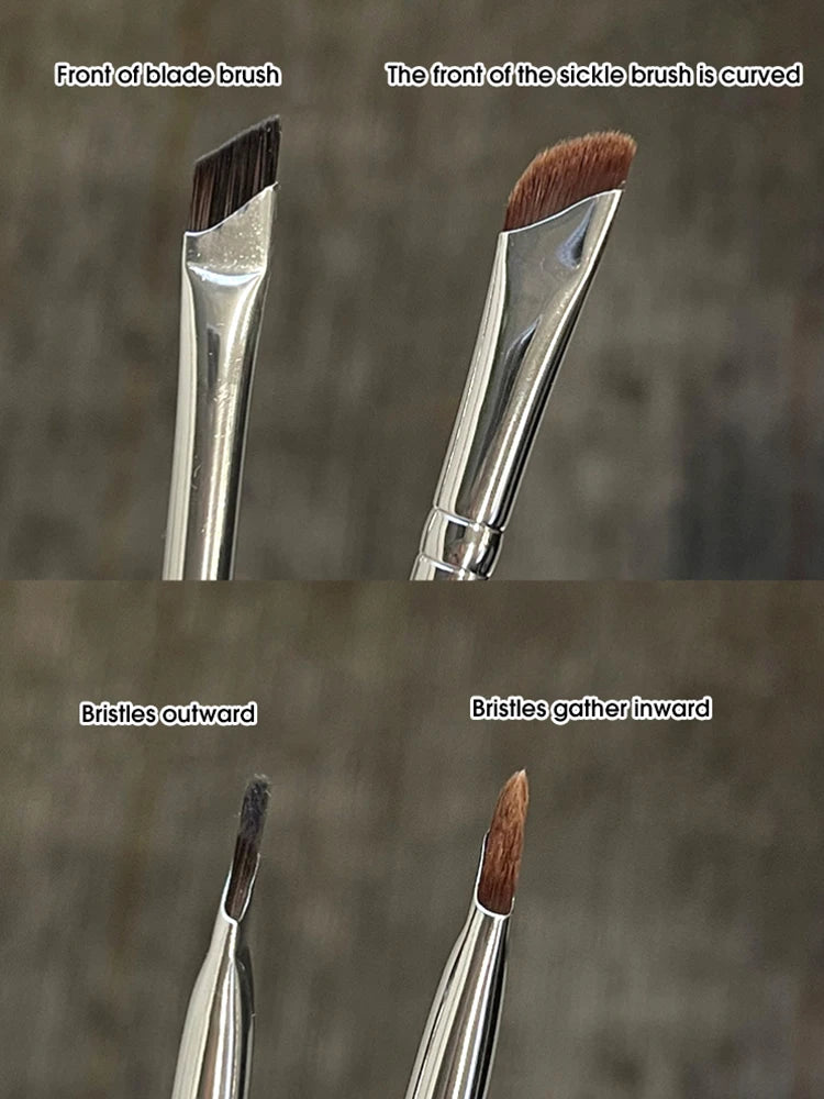 Precision Angled Eyeliner and Brow Brush - 2