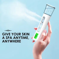 Ultrasonic Skin Scrubber and Nano Mist Facial Hydration Set