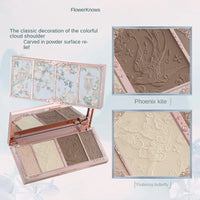 Embossed Face Contouring and Highlighter Palette
