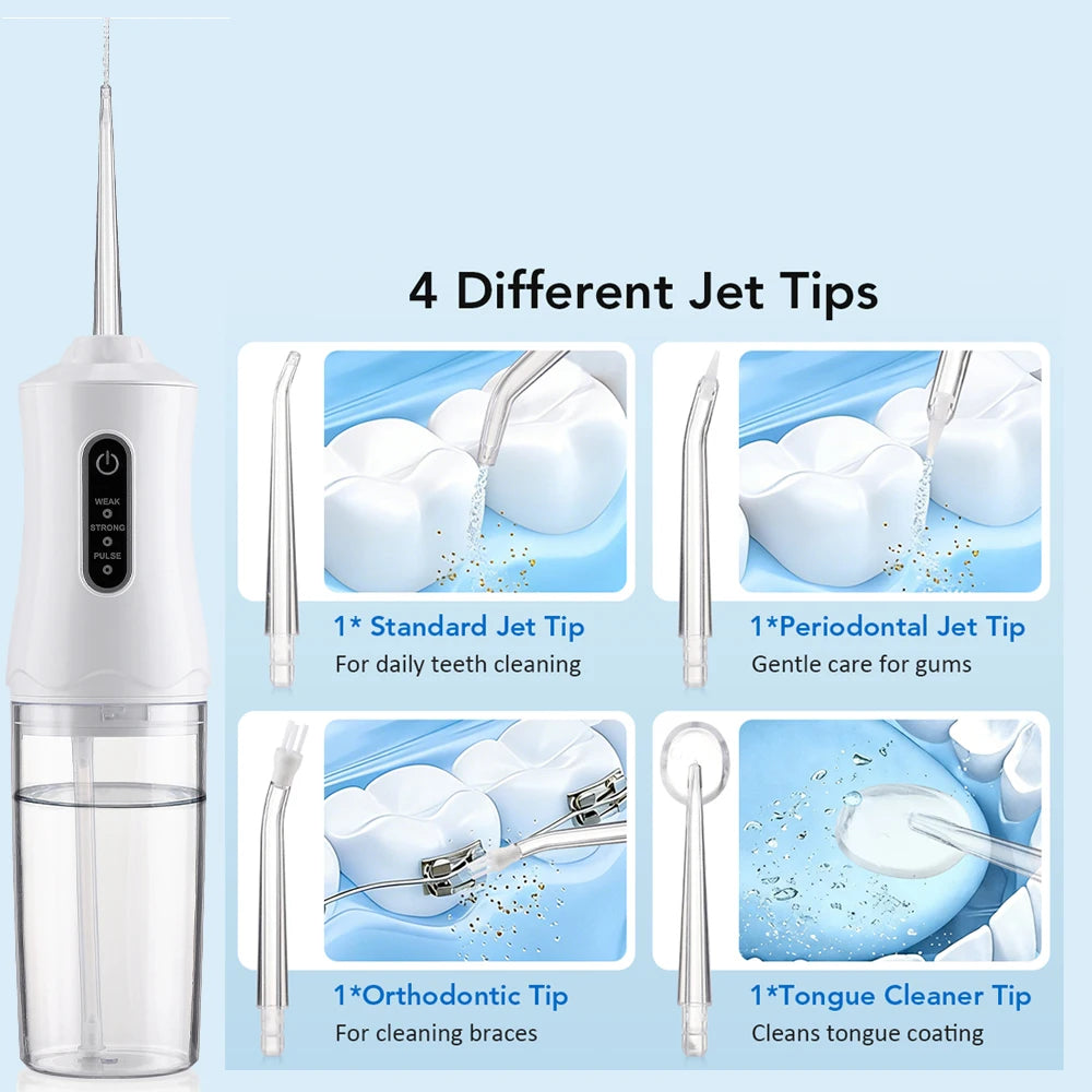 Professional Teeth Polisher and Oral Irrigator Cleaning Kit - 2