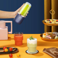 Portable Rechargeable Electric Fruit Blender for Smoothies