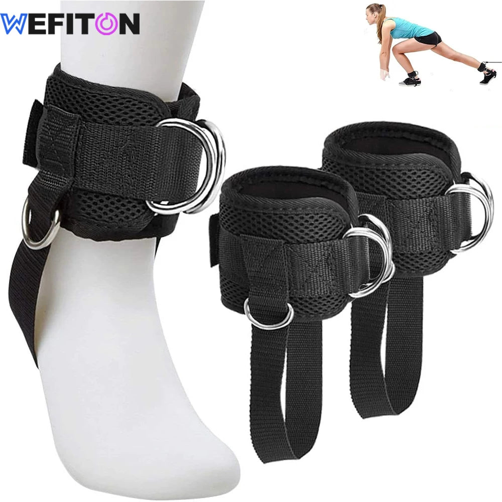 Adjustable Ankle Straps for Cable Machine Kickbacks - 1