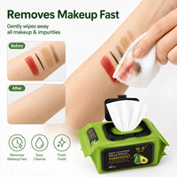 Avocado Deep Cleansing Makeup Remover Wipes - 60 Pack