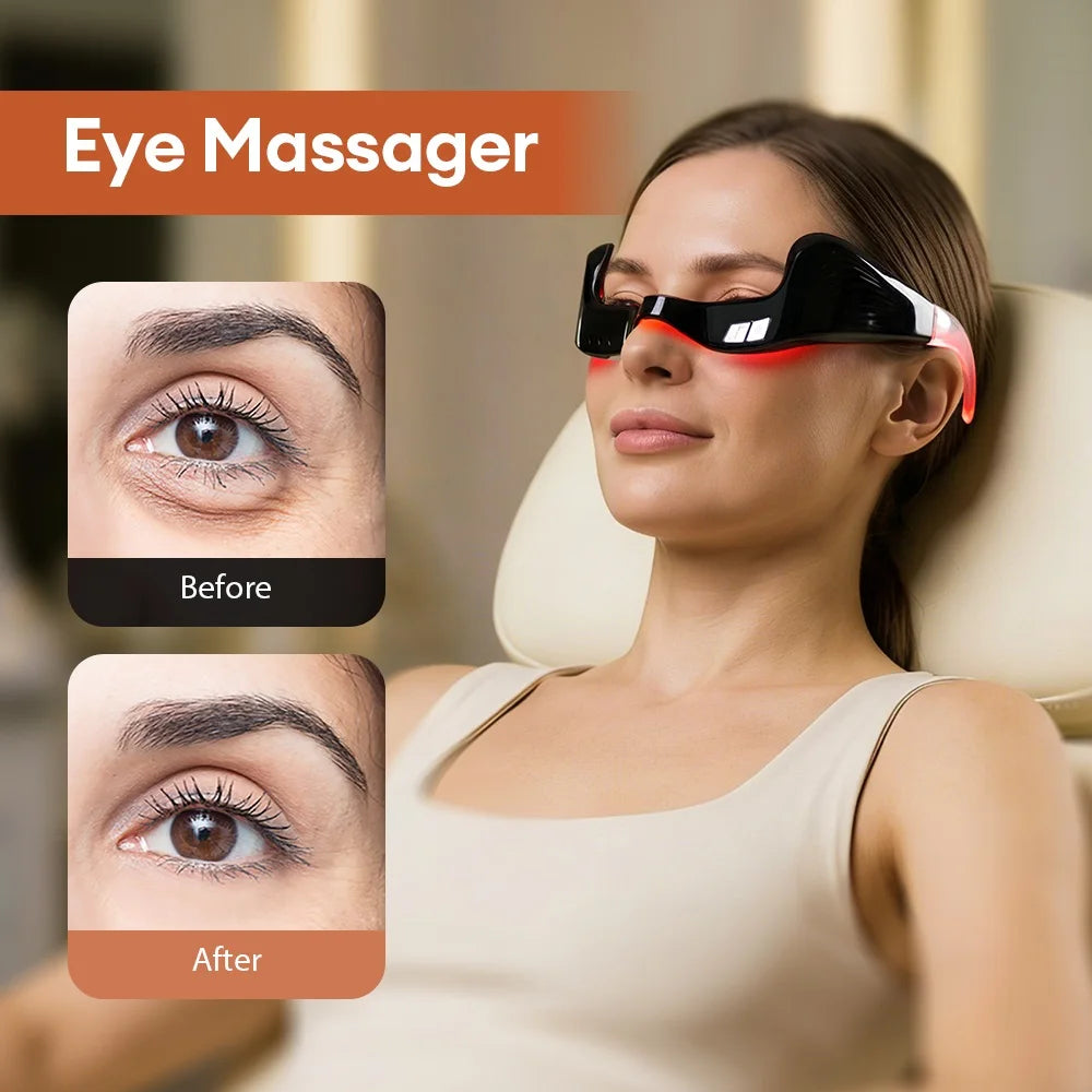 EMS Red Light Eye Massager for Fatigue and Dark Circles - 9